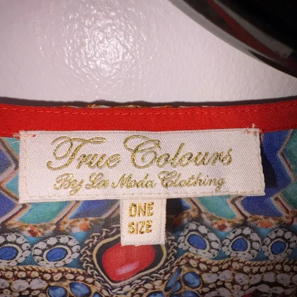 Colorful Bohemian caftan - Picture 6 of 6